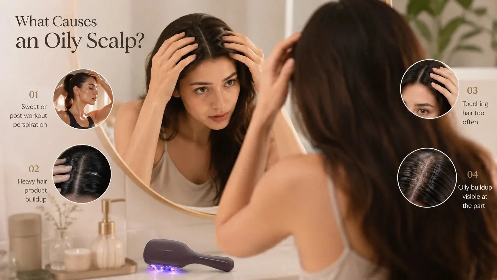 Why Does My Scalp Get Oily So Fast? Causes, Routine & At-Home Fixes - TOUCHBeauty