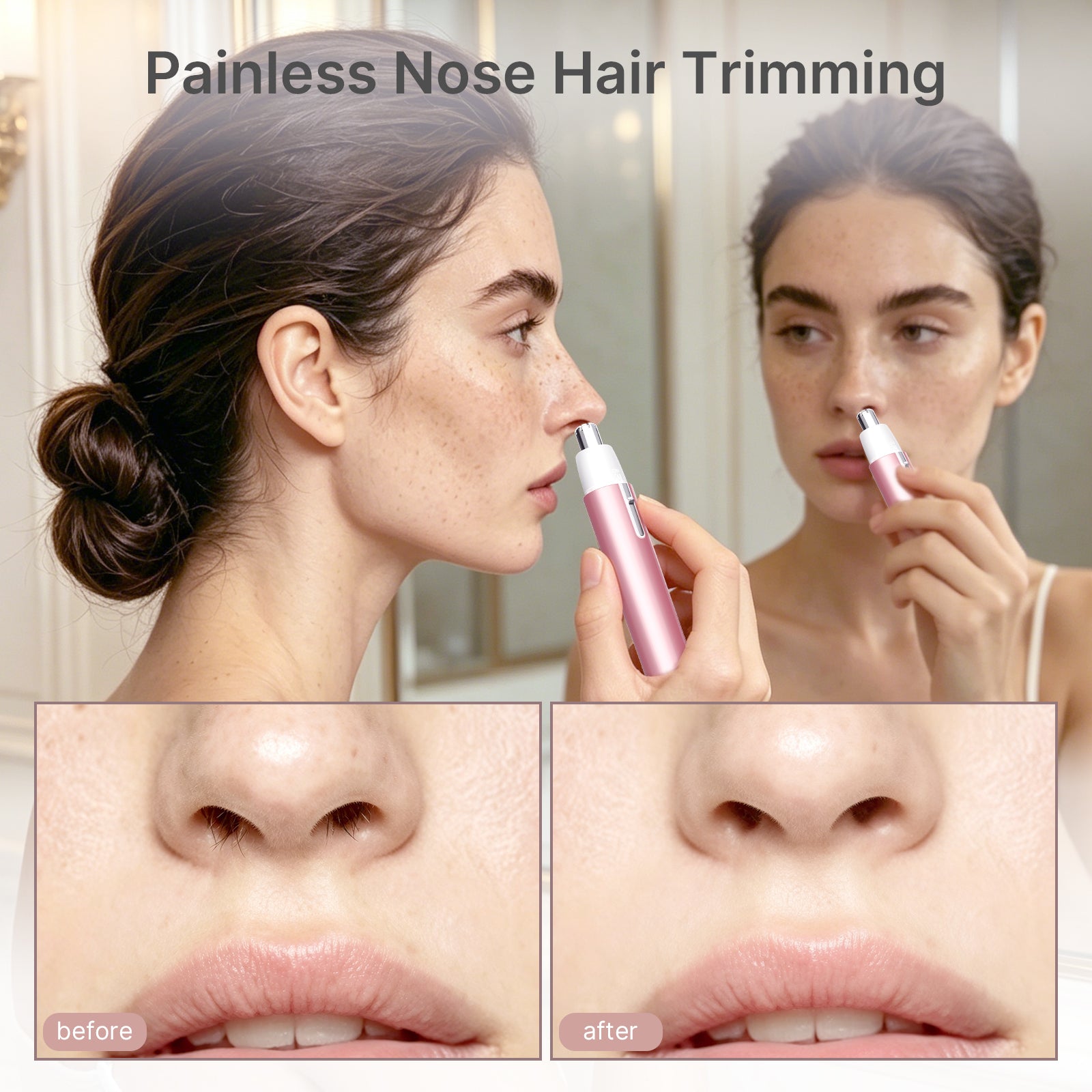 TOUCHBeauty™ Portable Pen-Style Nasal Hair Cutter丨Removable Waterproof Blade