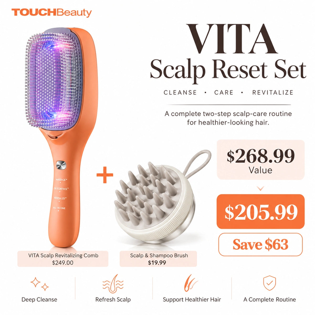 TOUCHBeauty™ VITA Scalp Reset Set