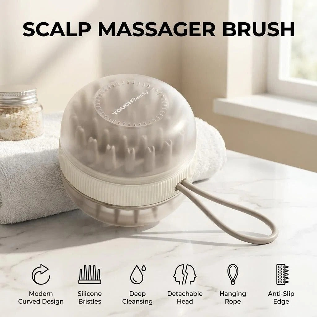 TOUCHBeauty™ Dual-Sided Shampoo Brush
