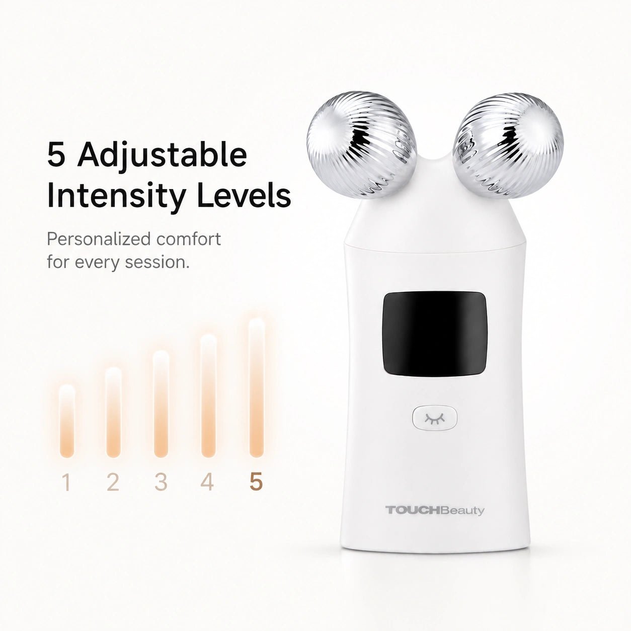 TOUCHBeauty™ 3-in-1 Microcurrent Facial Device | Skin Lifting & LED Light Therapy - TOUCHBeauty