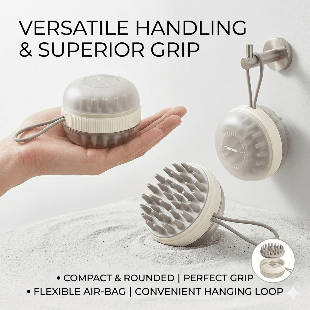 TOUCHBeauty™ Dual - Sided Shampoo Brush - TOUCHBeauty