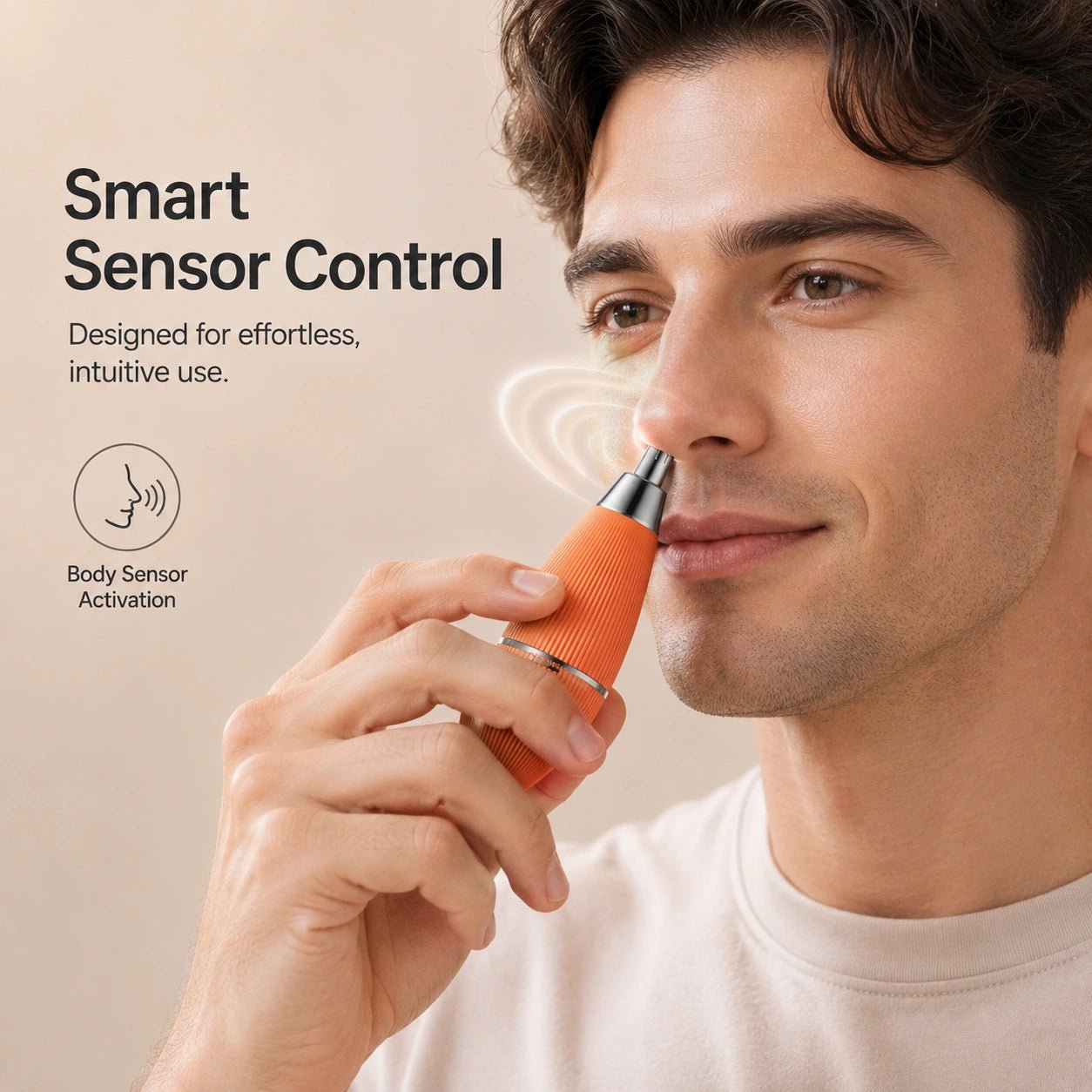 TOUCHBeauty™ Electric Nose Hair Trimmer – Safe, Sharp & Waterproof Grooming - TOUCHBeauty