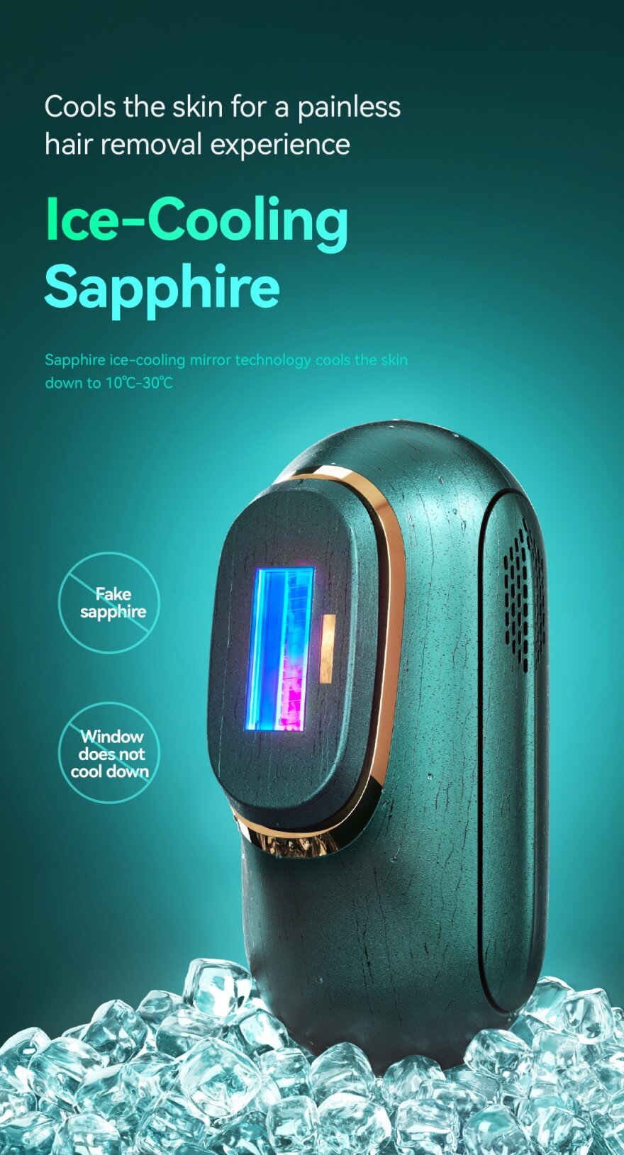 Advanced Cooling IPL Hair Removal for All Body Areas