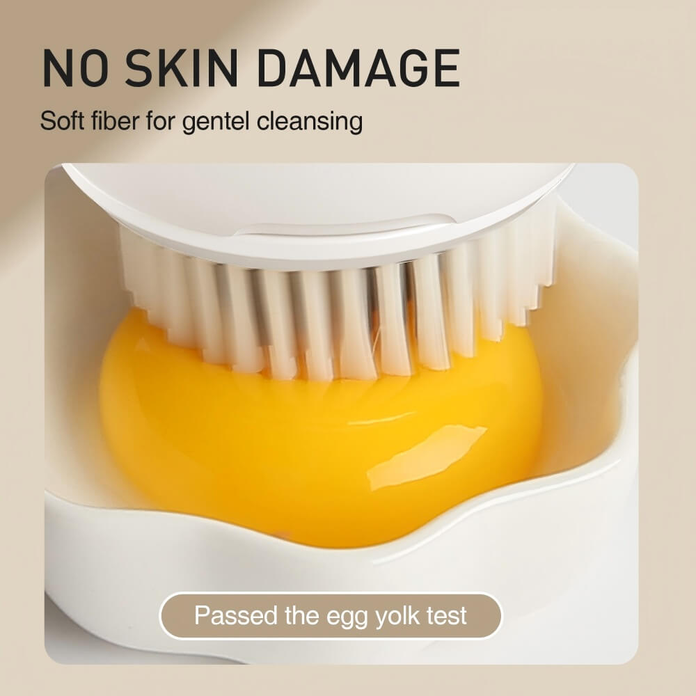 360° Rotating Facial Cleansing Brush Set - 3 Brush Heads - TOUCHBeauty