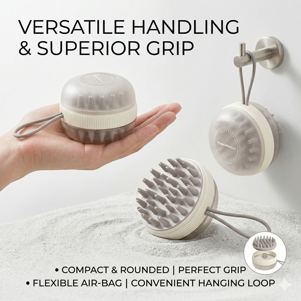 TOUCHBeauty™ Dual-Sided Shampoo Brush