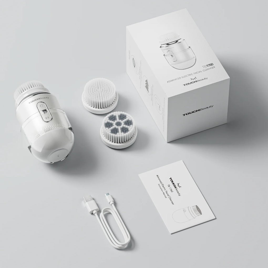 TOUCHBeauty AQUA Facial Cleansing Brush | Gentle Pore Cleansing Device