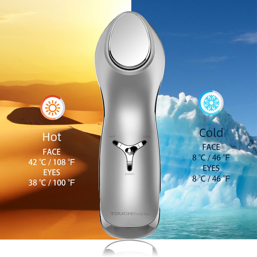 Hot/Cold Compress I Eye Massager I Skin Tightener & Puffiness Remover