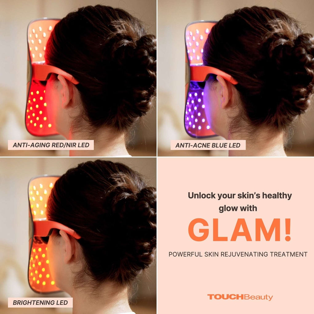 LED Light Therapy Face Mask | TOUCHBeauty GLAM - TOUCHBeauty