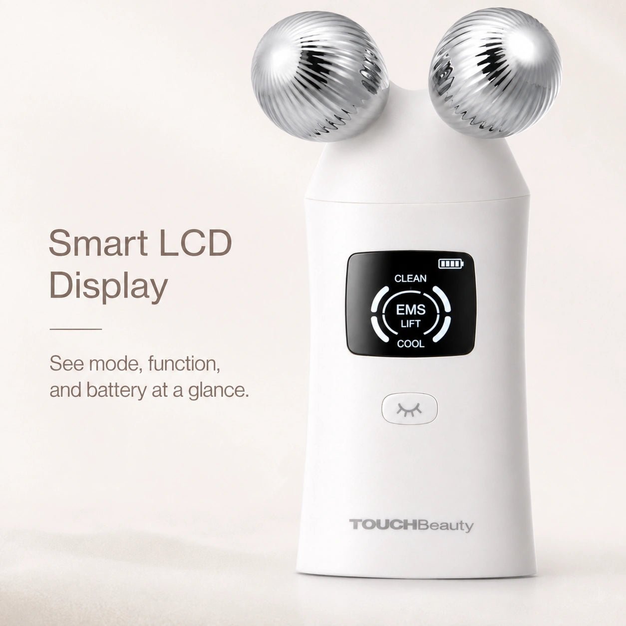 TOUCHBeauty™ 3-in-1 Microcurrent Facial Device | Skin Lifting & LED Light Therapy - TOUCHBeauty