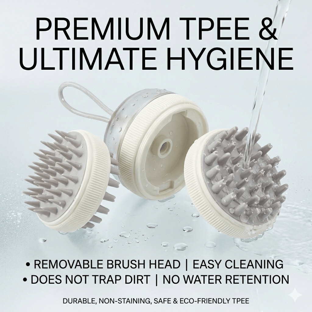 TOUCHBeauty™ Dual - Sided Shampoo Brush - TOUCHBeauty