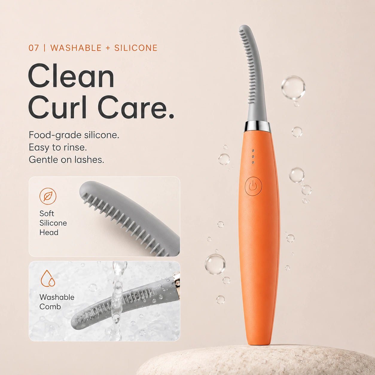 TOUCHBeauty™ Heated Eyelash Curler | Lift, Curl & Define with Gentle Heat - TOUCHBeauty