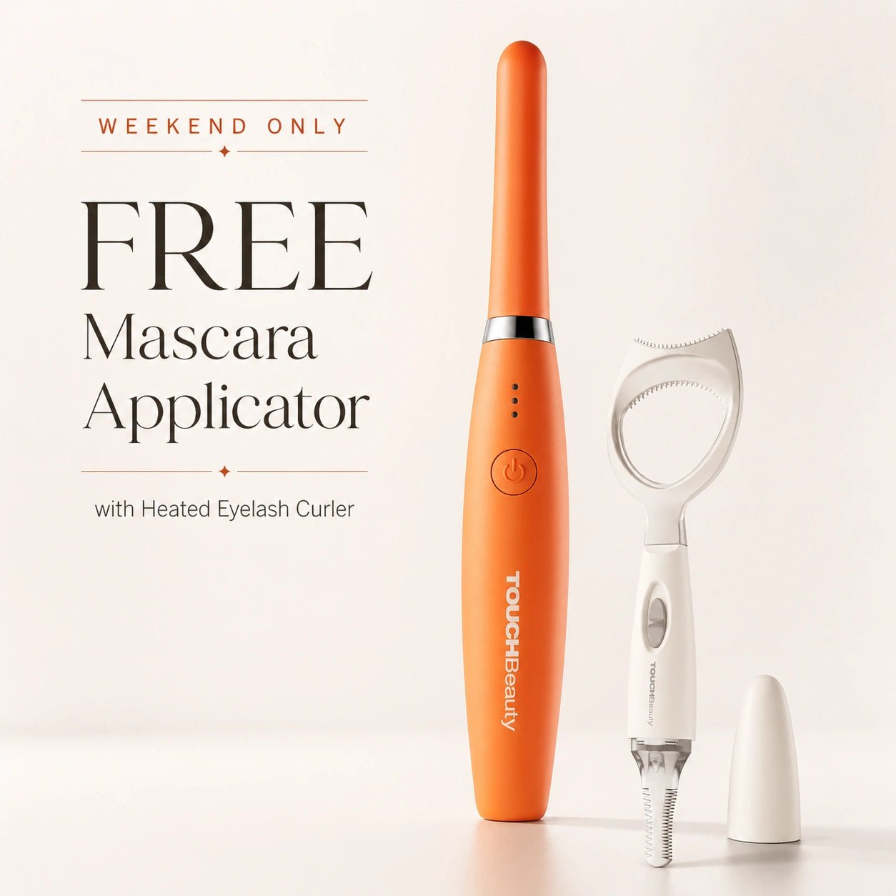 TOUCHBeauty™ Heated Eyelash Curler | Lift, Curl & Define with Gentle Heat - TOUCHBeauty