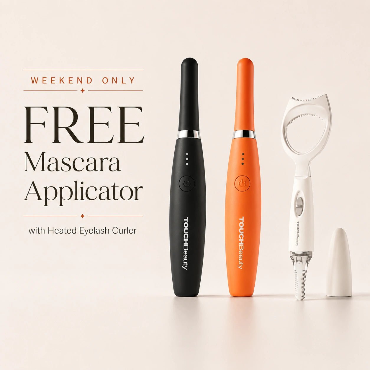 TOUCHBeauty™ Heated Eyelash Curler | Lift, Curl & Define with Gentle Heat - TOUCHBeauty