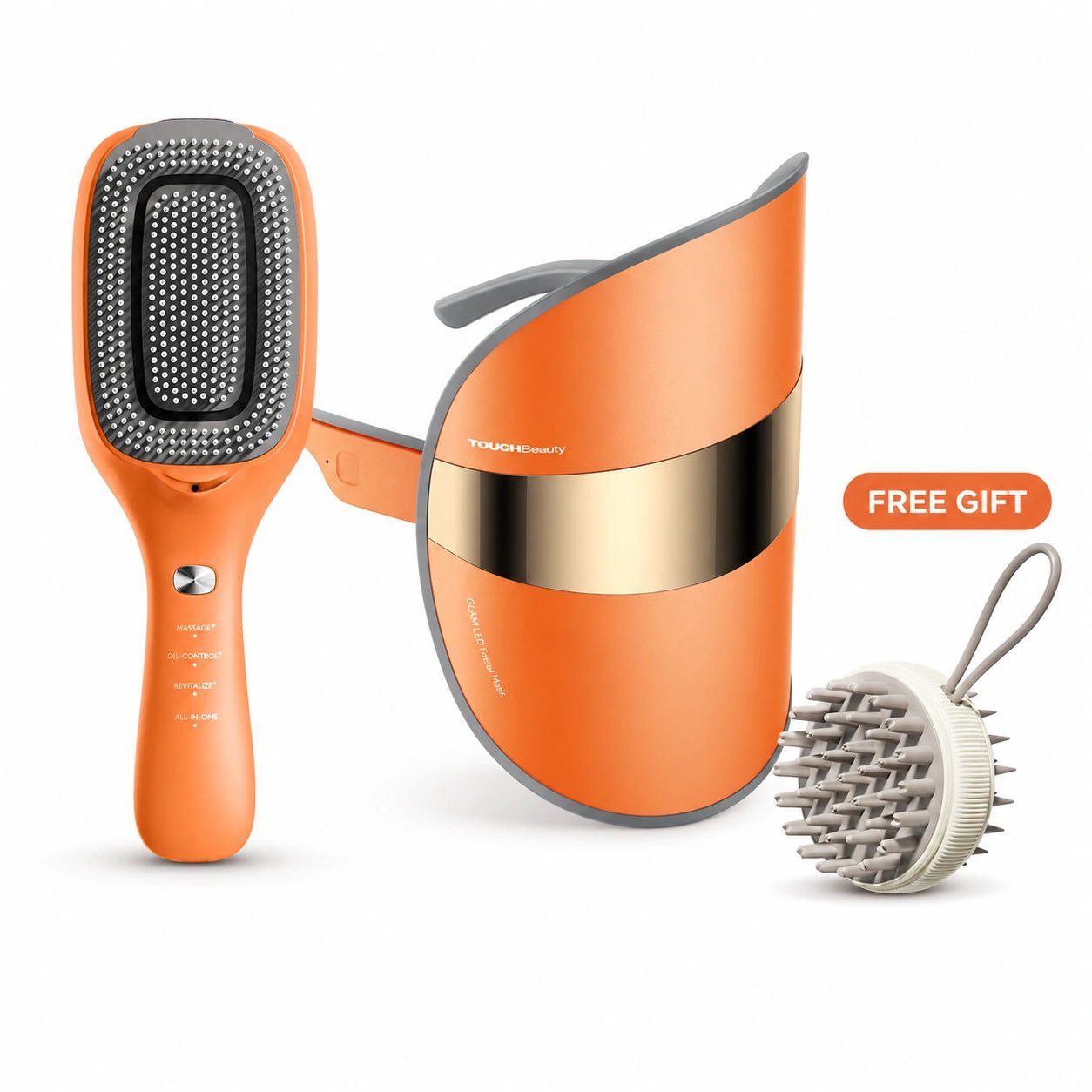 TOUCHBeauty VITA Comb | EMS, LED & Ionic Hair Care Brush