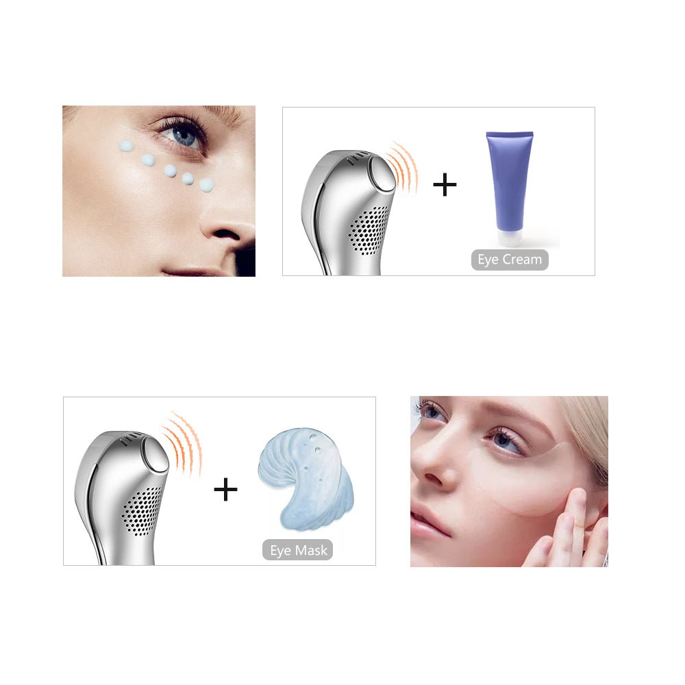 Hot/Cold Compress I Eye Massager I Skin Tightener & Puffiness Remover