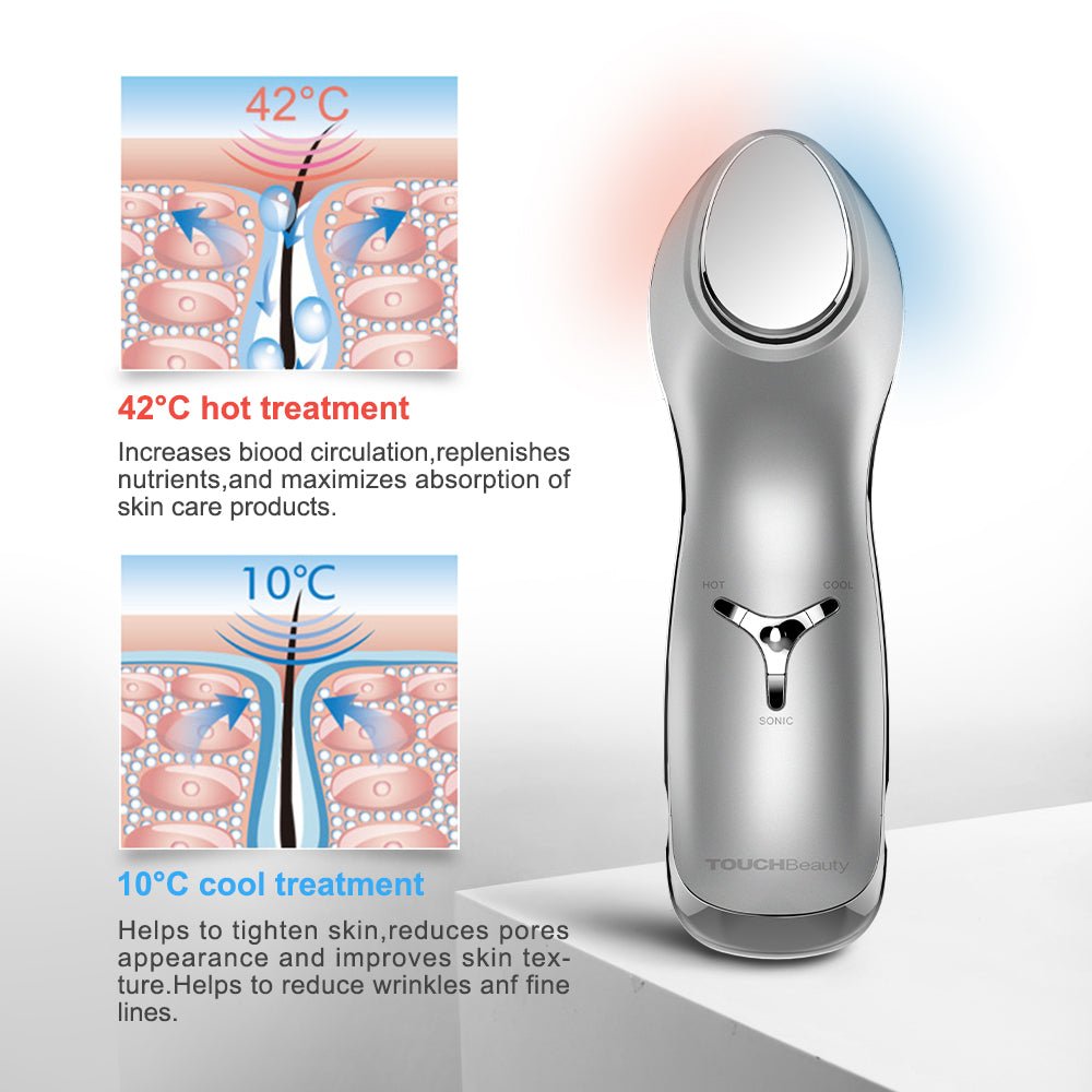 Hot/Cold Compress I Eye Massager I Skin Tightener & Puffiness Remover